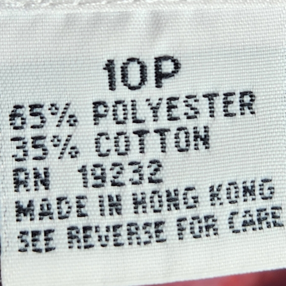 Alfred Dunner Multicolor Flower Block Print Button Down Top Petite Size 10P - Picture 8 of 9